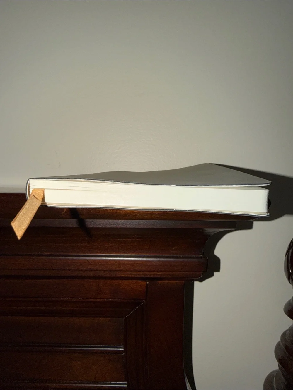 Olive Army Green Faux Suede Ivory lined pages soft cover journal w/book mark